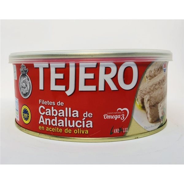 Makrelenfilets aus Andalusien in Olivenöl TEJERO 1 kg-lateral