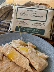 Filetes de Lubina en aceite de oliva 120g