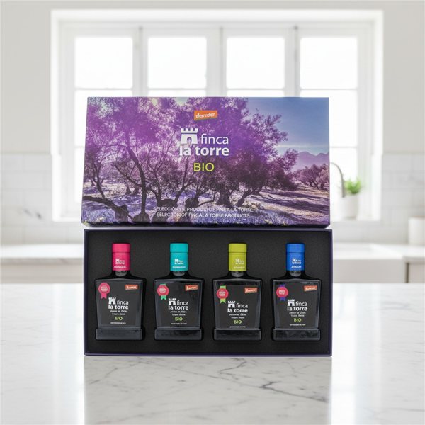 Finca La Torre Kollektion Monovarietalen 4 Flaschen 250ml-detalle