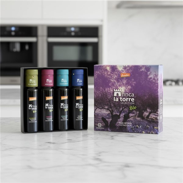 Finca La Torre Paket von Monovarietalverkostungen 4 Flaschen 100 ml-detalle