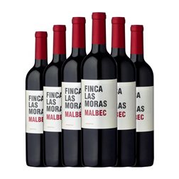 Finca Las Moras Malbec Seco San Juan 75 cl Vino Tinto (Caja de 6 unidades)