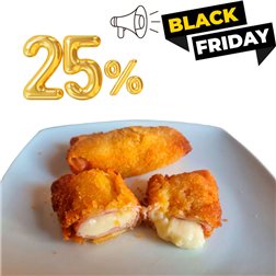 Flamenquin de jamón cocido y queso