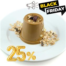 Flan de café sin azúcar añadido con edulcorantes