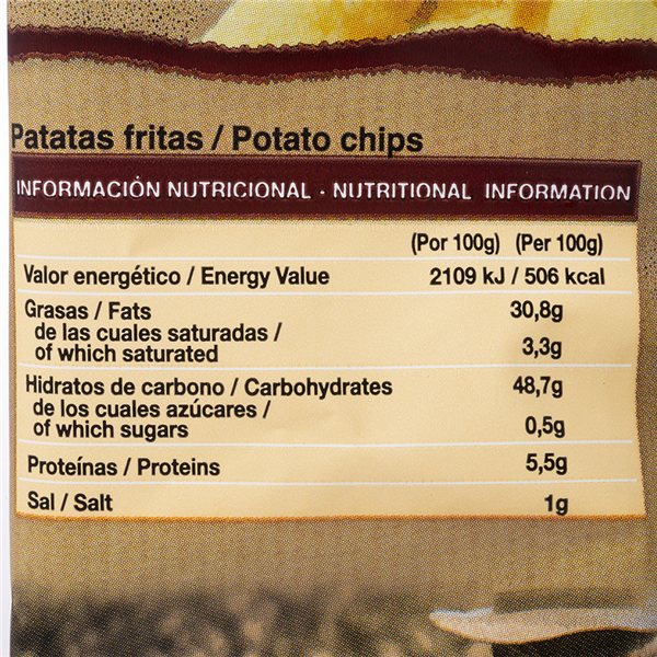 Flaper 35 Grammes de 25 Unités Pomme de Terre Chocita-detalle