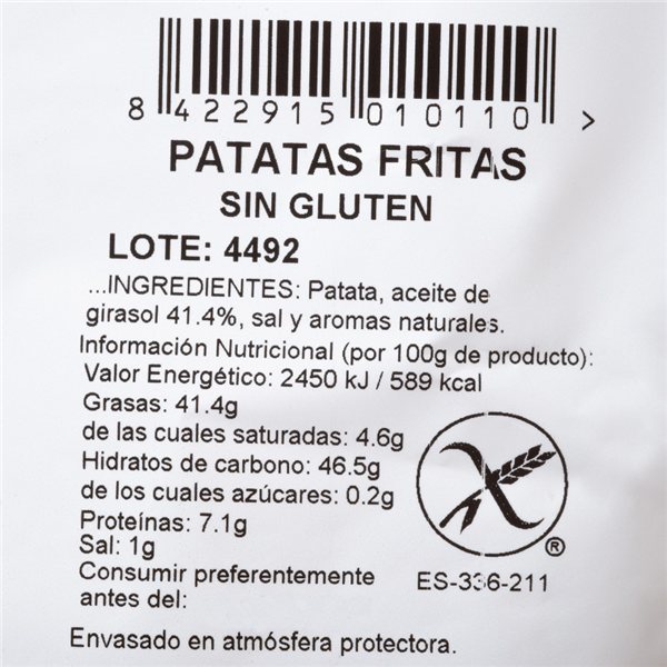 Flaper Bolsa 500 Gramos Patata Frita-lateral