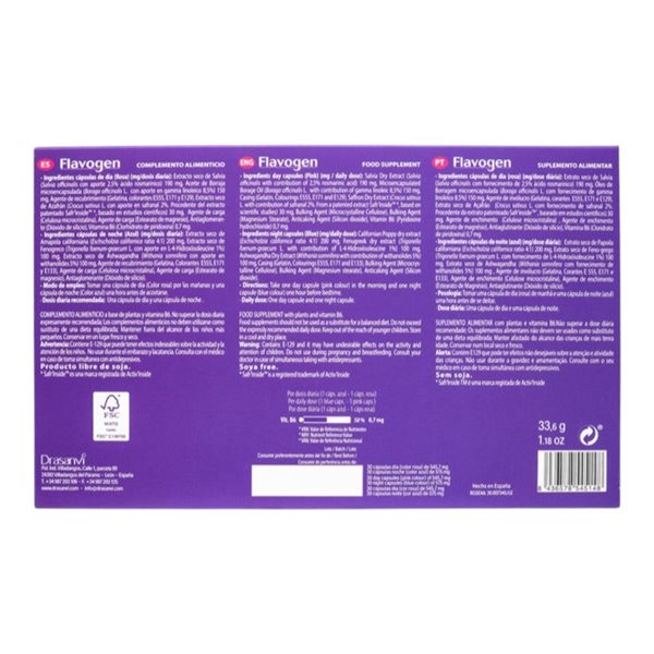 Flavogen Bifase II 60 Capsules-detalle
