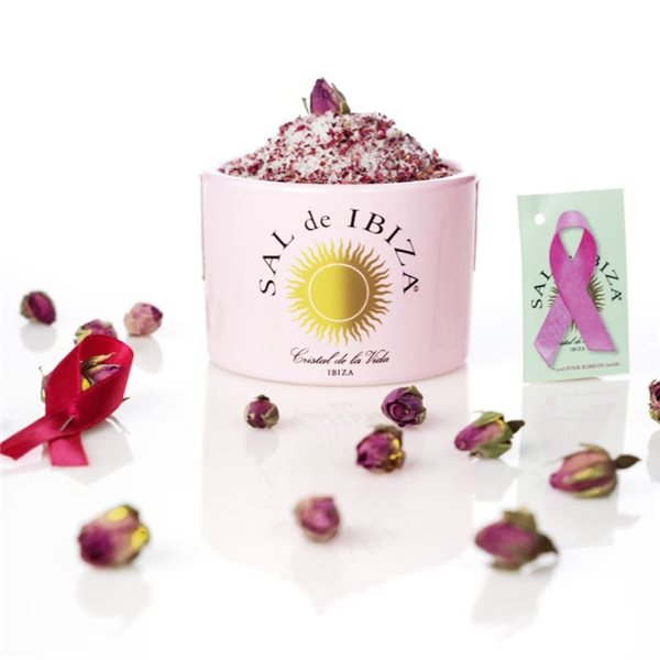 Fleur de Sel "La Vie en Rose”, Sal de Ibiza-lateral