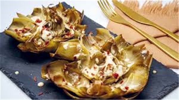 Candied Artichoke Flowers 6 units.-lateral