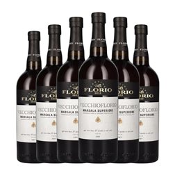 Florio Vecchioflorio Grillo Seco Marsala Superiore — Superior 75 cl Vino Generoso Fortificado (Caja de 6 unidades)