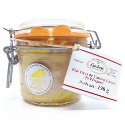 Foie gras de Canard entier du Périgord au Monbazillac 190gr