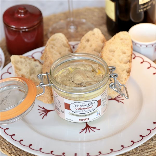 Foie Gras entier au Porto-lateral