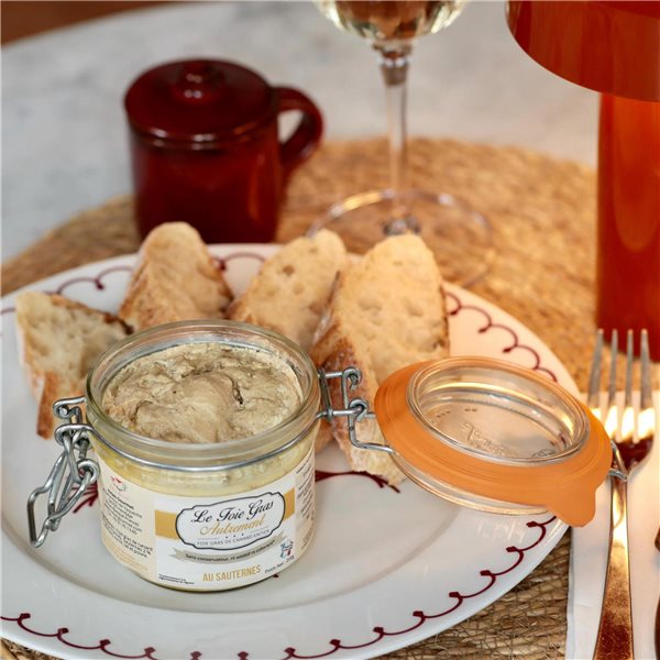 Foie gras entier au Sauternes-lateral