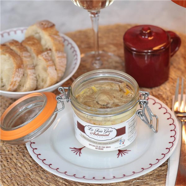 Foie Gras entier au cacao-trasera