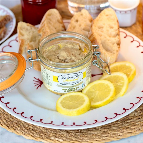 Foie Gras entier avec Citron Confit.-lateral
