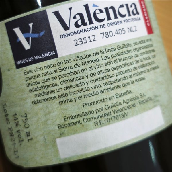 Font de la Carrasca Pinot Noir 'Guilella Agrícola'-lateral