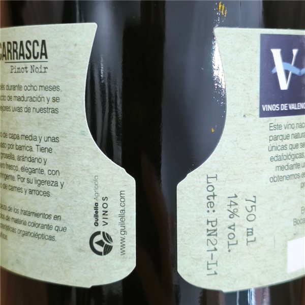 Font de la Carrasca Pinot Noir 'Guilella Agrícola'-trasera