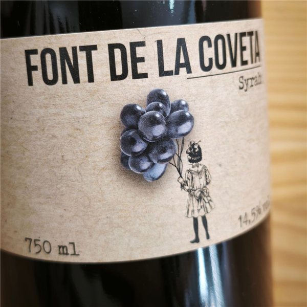 Font de la Coveta syrah 'Guilella Agrícola'-detalle