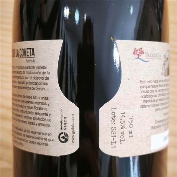 Font de la Coveta syrah 'Guilella Agrícola'-izquierda