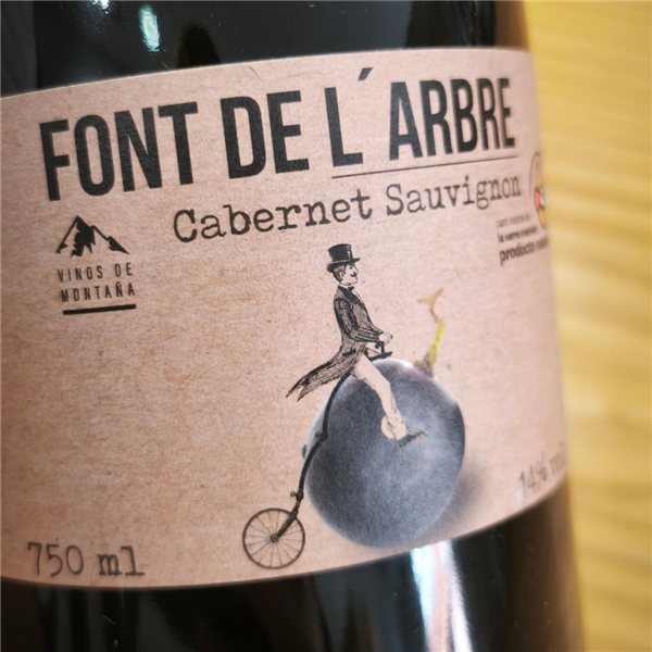 Font de l'Arbre Cabernet Sauvignon 'Guilella Agrícola'-detalle