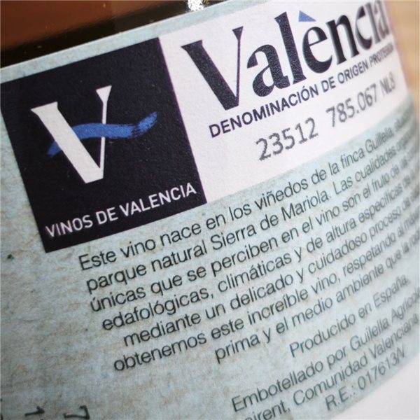 Font Freda Riesling Chardonnay 'Guilella Agrícola'-trasera