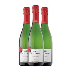Forns Raventós Brut Nature Cava Reserva Familiar 75 cl Espumoso Blanco (Caja de 3 unidades)