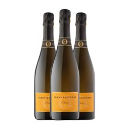 Forns Raventós Ortus Pinot Negro Brut Nature Cava Blanc de Noirs Reserva 75 cl Espumoso Blanco (Caja de 3 unidades)