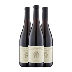 François Arnaud Côtes du Rhône Villages Gran Reserva 75 cl Vino Tinto (Caja de 3 unidades)