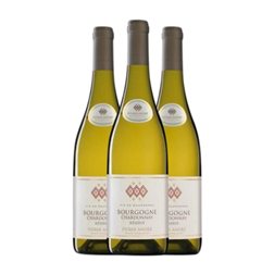 François Martenot Pierre André Chardonnay Bourgogne Reserva 75 cl Vino Blanco (Caja de 3 unidades)