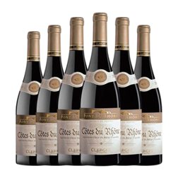 François Martinot. Pont Côtes du Rhône 75 cl Vino Tinto (Caja de 6 unidades)