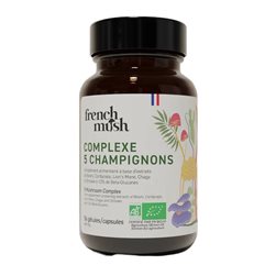 French Mush Functional Mushroom Capsules Complex 5 Mushrooms