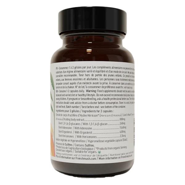 Champignons fonctionnels French Mush capsules crinière de lion-detalle