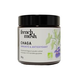 Französische Mush-Funktionspilzpulver Chaga.