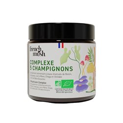 French Mush Polvos de Hongos Funcionales Complejo 5 Hongos
