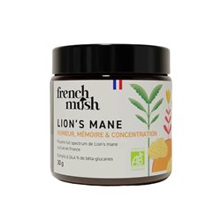 French Mush Functional Mushroom Powders Lion's Mane