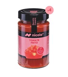 Pack de tomates frits en pot en verre (4 unités)