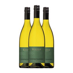 Friedrich Kiefer Gewürztraminer Trocken — Seco Baden Spätlese — VT Vendimia Tardía 75 cl Vino Blanco (Caja de 3 unidades)