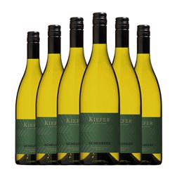 Friedrich Kiefer Scheurebe Baden Kabinett — Cosecha Madura 75 cl Fruity — Afrutado Vino Dulce (Caja de 6 unidades)