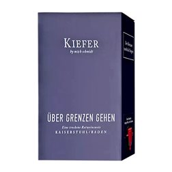 Friedrich Kiefer Über Grenzen Gehen Trocken — Seco Baden Cuvée Bag in Box 3 L Vino Tinto
