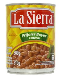 Frijol bayo entero,  La Sierra 560gr 560g