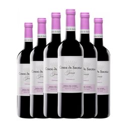 Frutos Villar Conde Siruela Tempranillo Ribera del Duero Joven 75 cl Vino Tinto (Caja de 6 unidades)