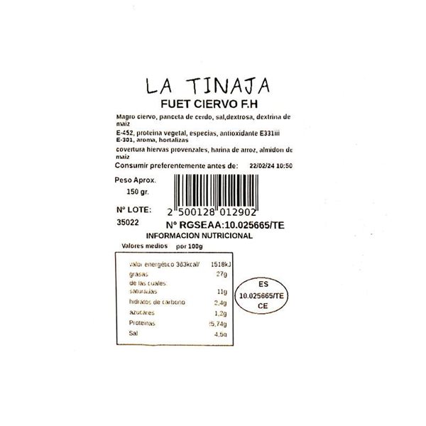 Fine deer fuet herbs-detalle