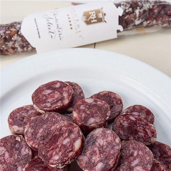 Fuet Iberico de bellota, RH Gourmet-detalle