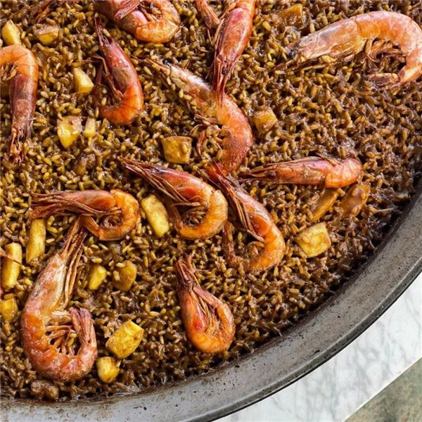 Fumet de Marins au Bois avec Sofrito, El Paeller-izquierda