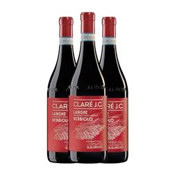 G.D. Vajra Claré J.C Nebbiolo Langhe 75 cl Vino Tinto (Caja de 3 unidades)