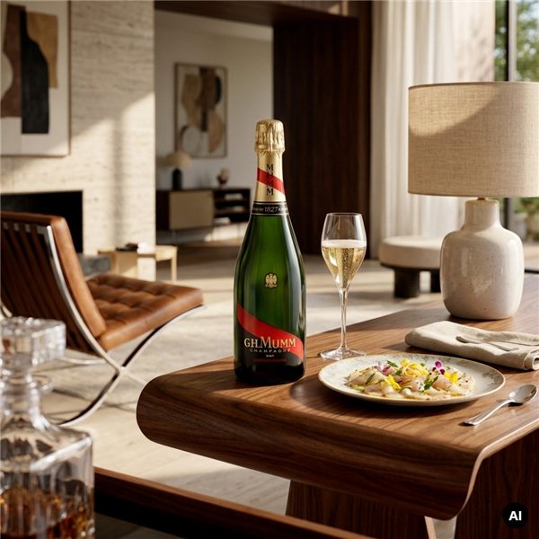 Mumm Cordon Rouge Champagne-detalle