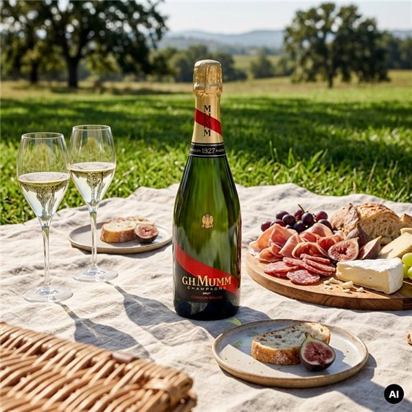 Mumm Cordon Rouge Champagne-lateral