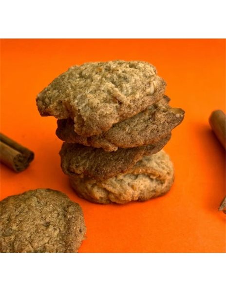 0% Whole Grain Cookie with Orange and Cinnamon, No Added Sugars-trasera