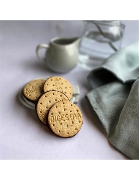 Keks 0% Zucker Integral Digestive Schokolade. Vegan-detalle