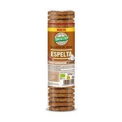 Galleta de trigo espelta con trigo sarraceno y coco Bio 220g Biocop