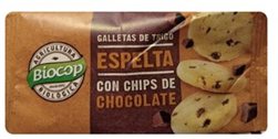 GALLETA ESPELTA CON CHIPS CHOCOLATE 32 GR 4 UNID